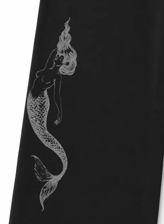'Mermaid Mafia' Oversized Wide-Leg Sweatpants