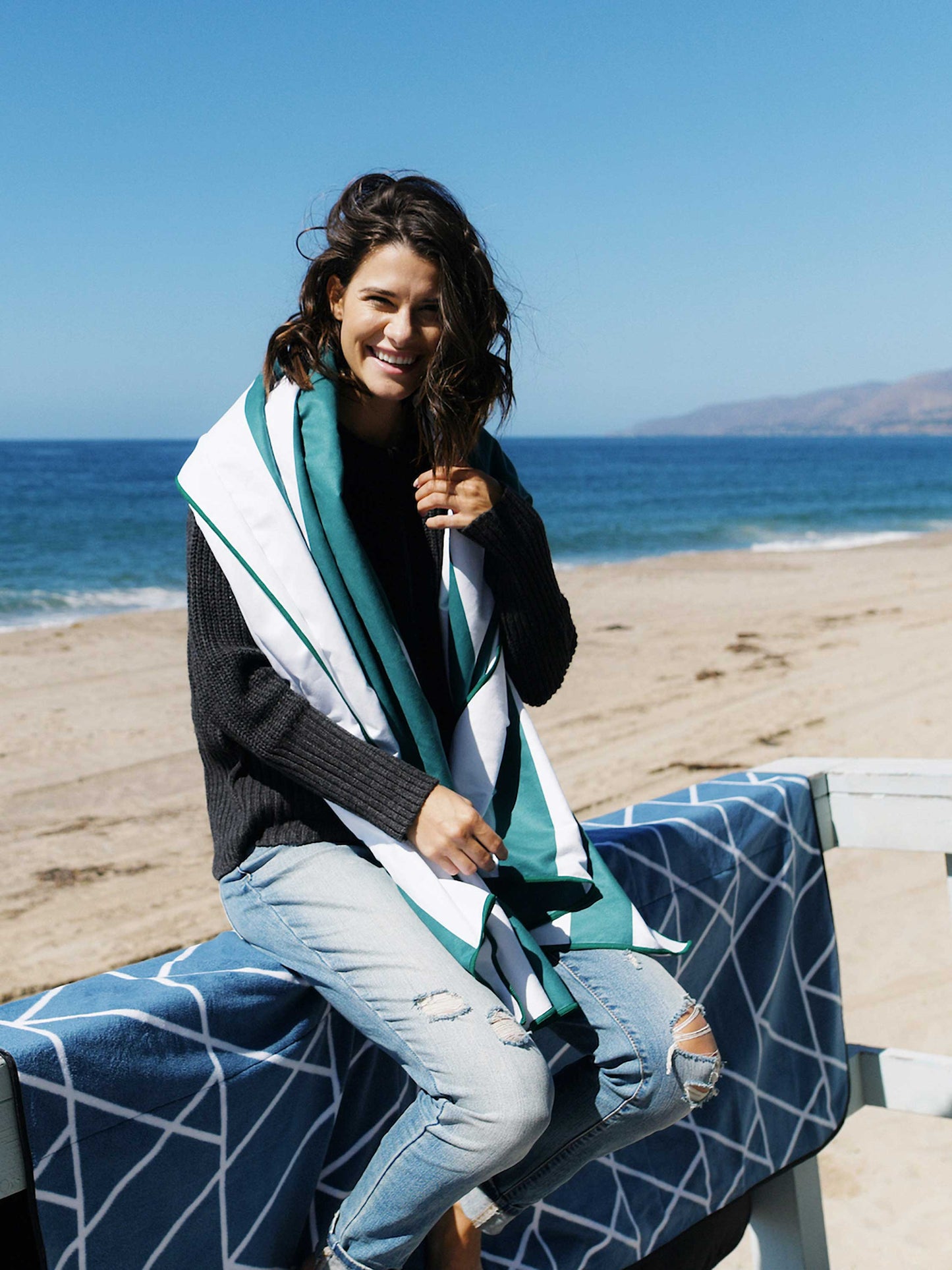 Juniper Microfiber Beach Towel