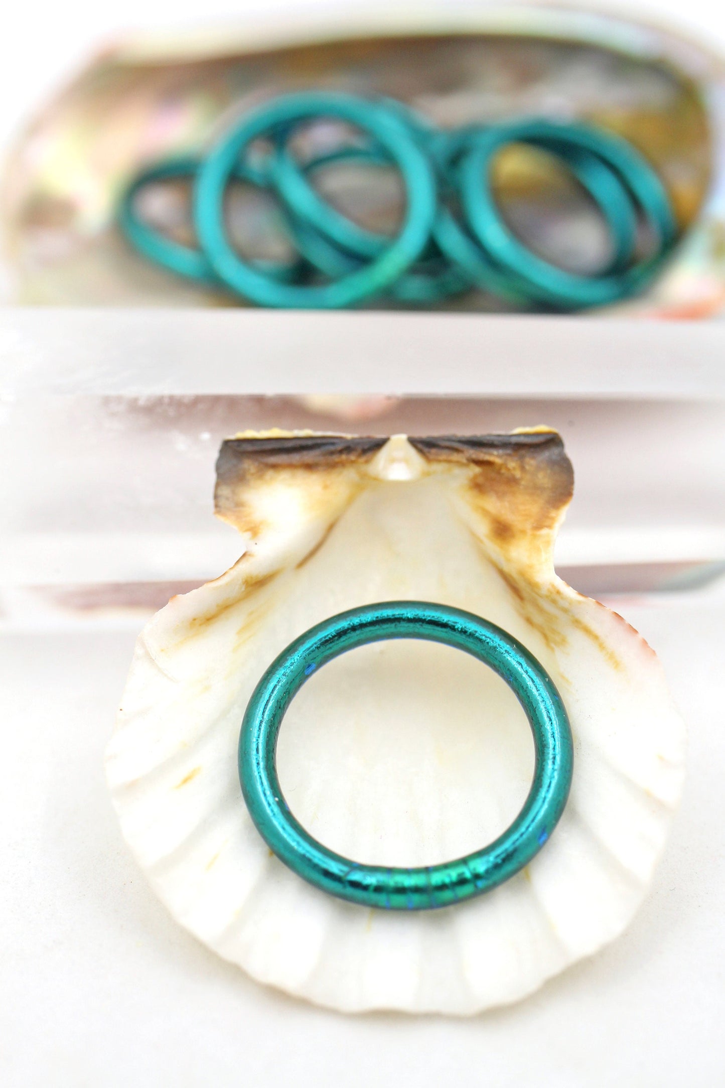 Thai Buddhist Temple Rings, Rush, Colorful Kumlai, Sizes Available
