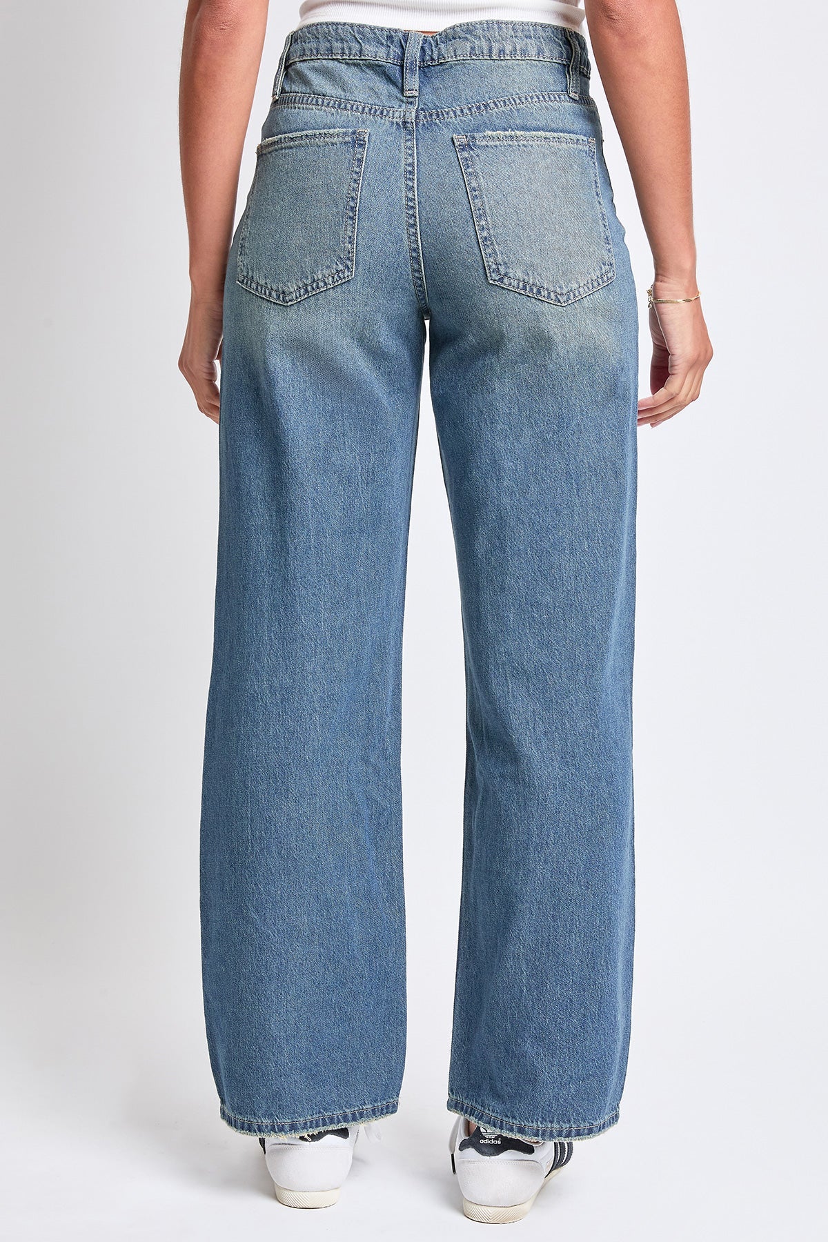 Women's Relaxed Wide Leg Rigid Denim Jeans