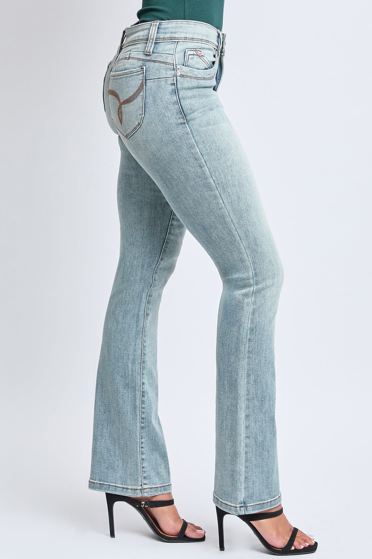 Women's WannaBettaButt Mid Rise Bootcut Jeans