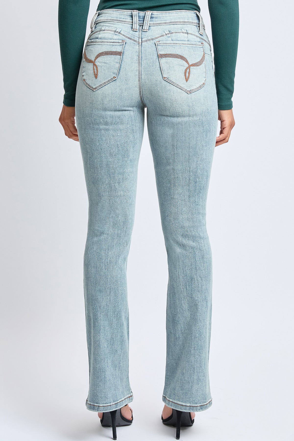 Women's WannaBettaButt Mid Rise Bootcut Jeans