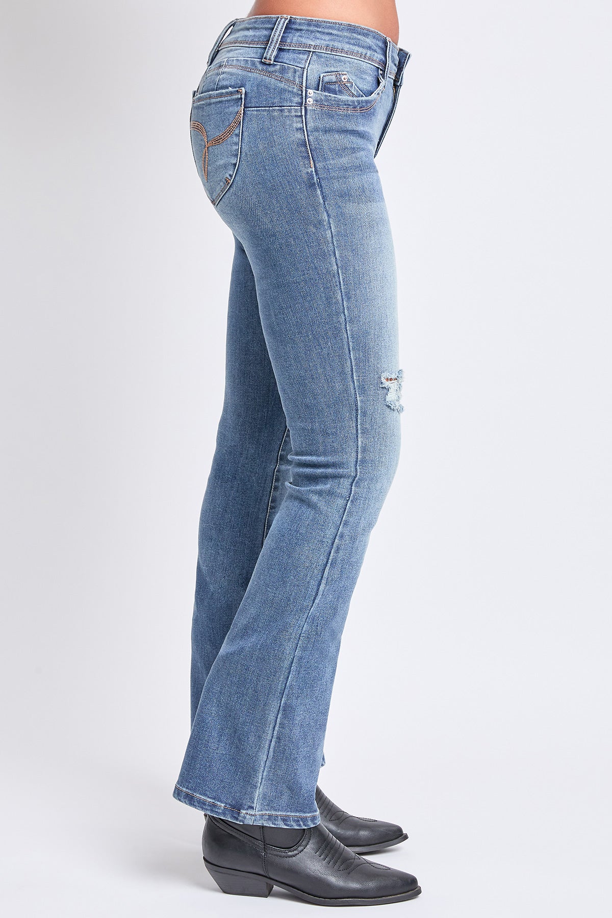 Women's WannaBettaButt Mid Rise Bootcut Jeans