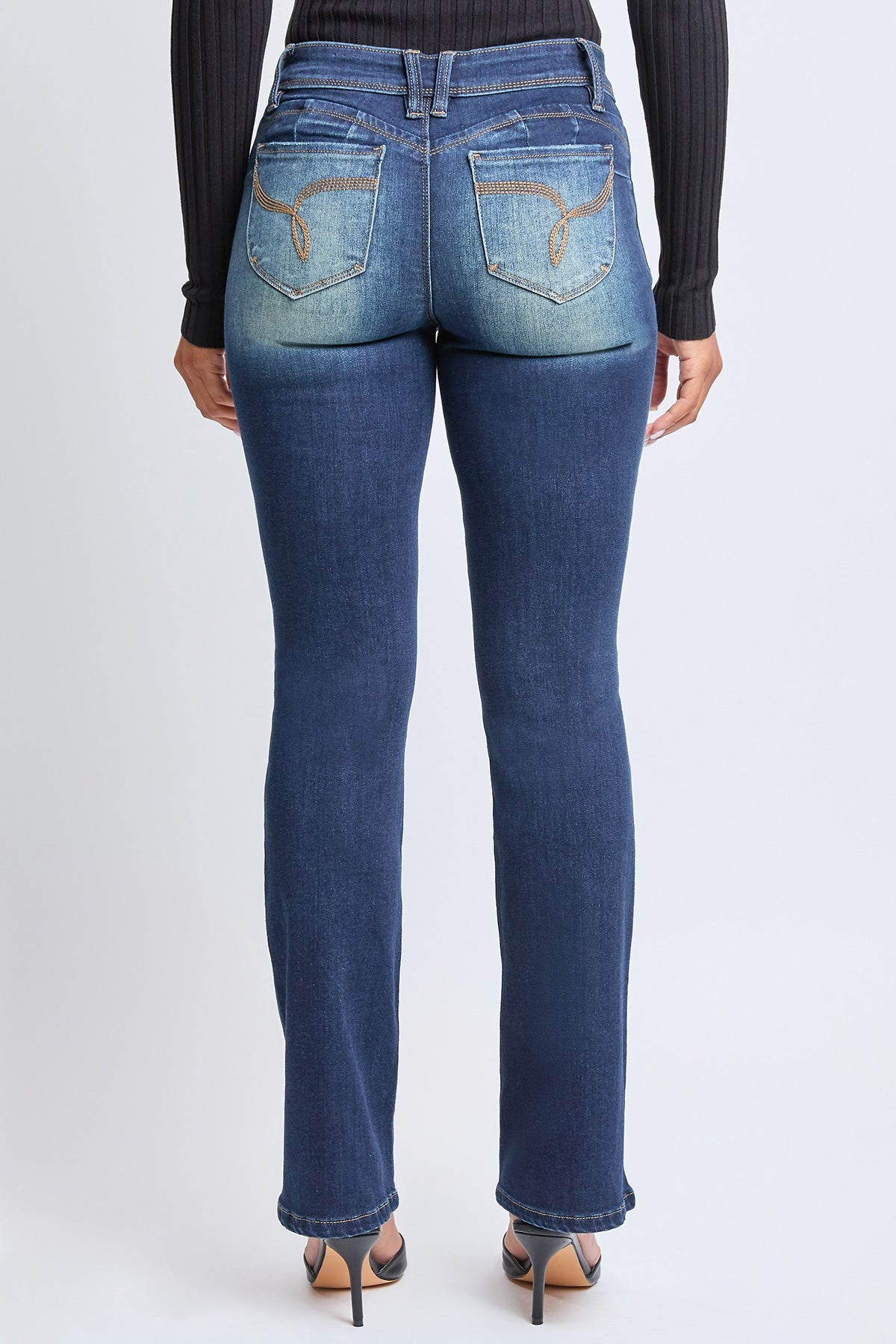 Women's WannaBettaButt Mid Rise Bootcut Jeans
