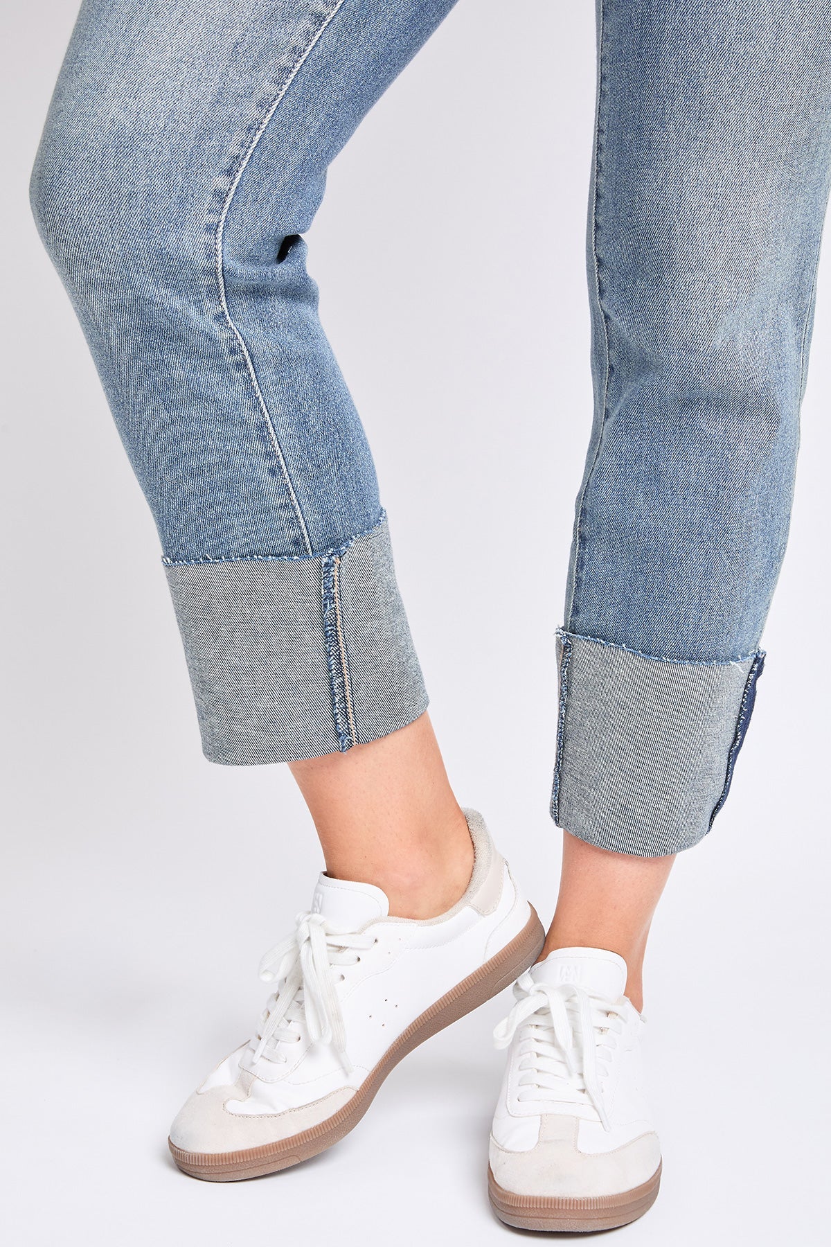 Women's Luxe Dixie High Rise Mega Cuff Straight Leg