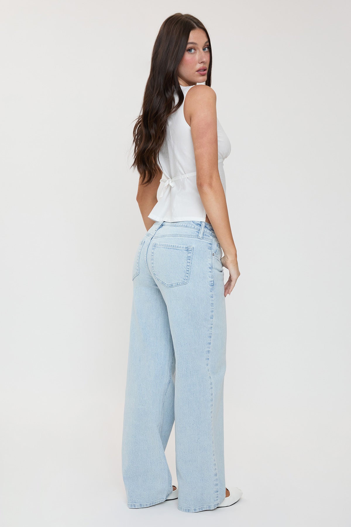 Women's Luxe Brittany Wide Leg Jeans