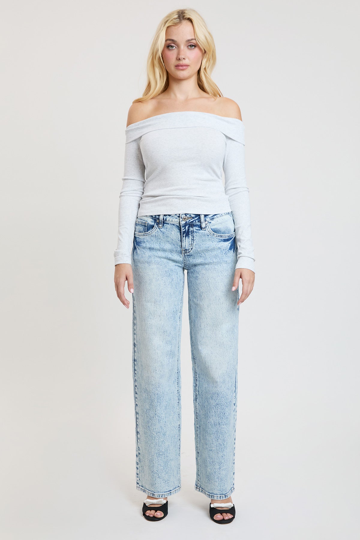 Women's Luxe Brittany Wide Leg Jeans