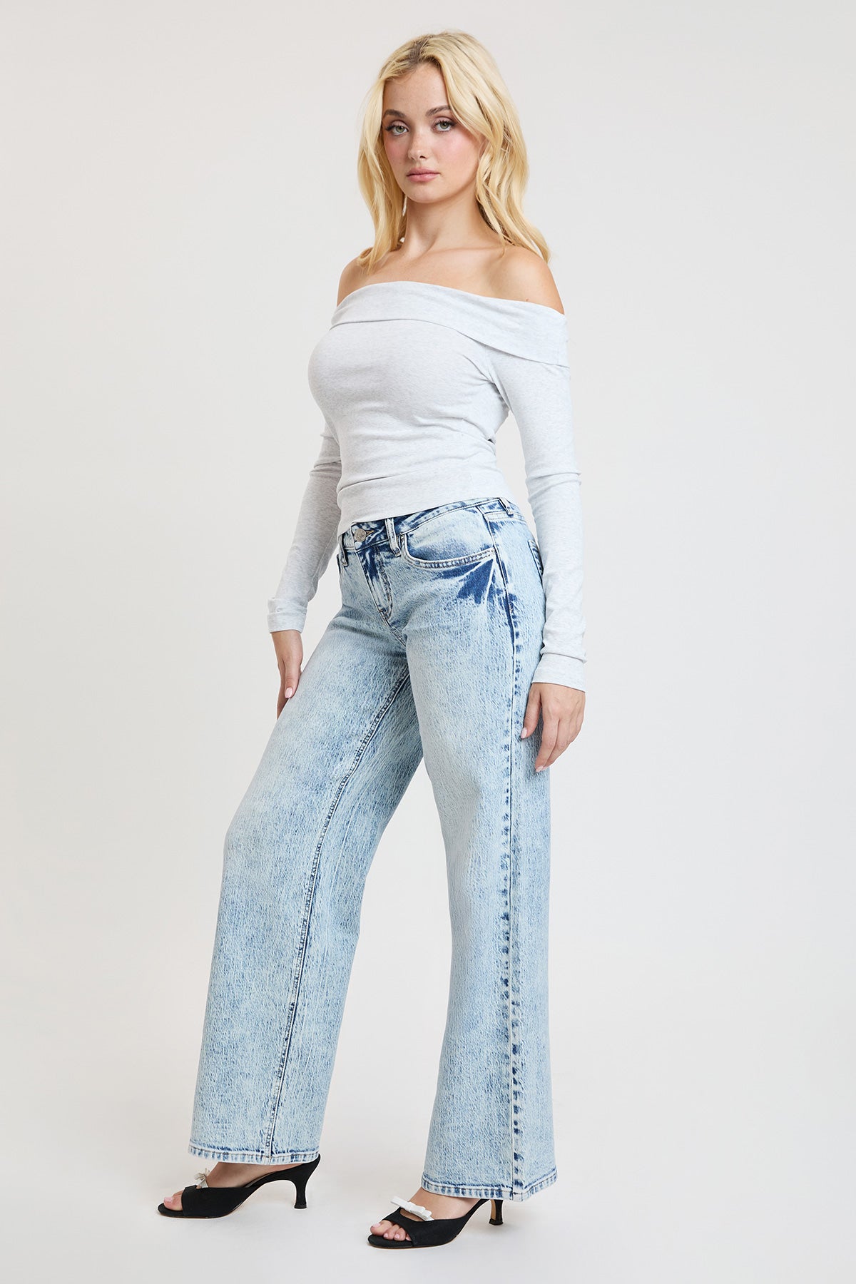 Women's Luxe Brittany Wide Leg Jeans