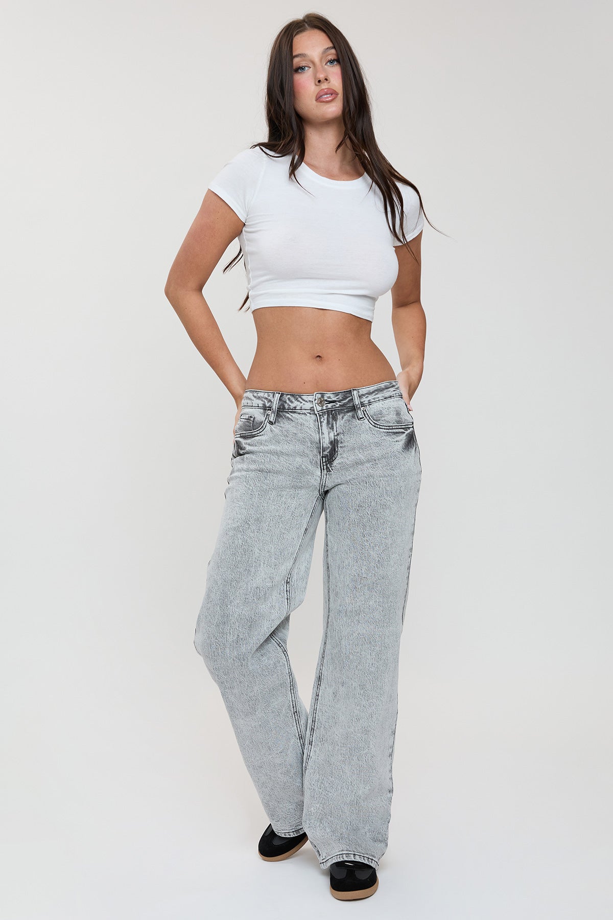 Women's Luxe Brittany Wide Leg Jeans