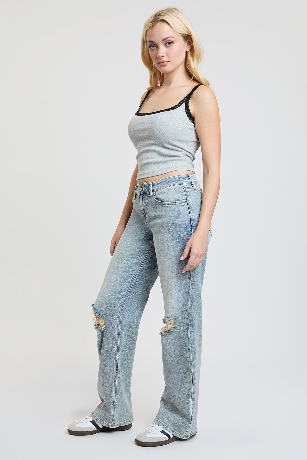 Women's Luxe Brittany Wide Leg Jeans