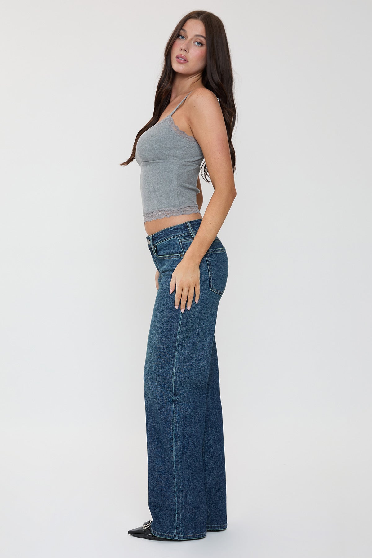 Women's Luxe Brittany Wide Leg Jeans
