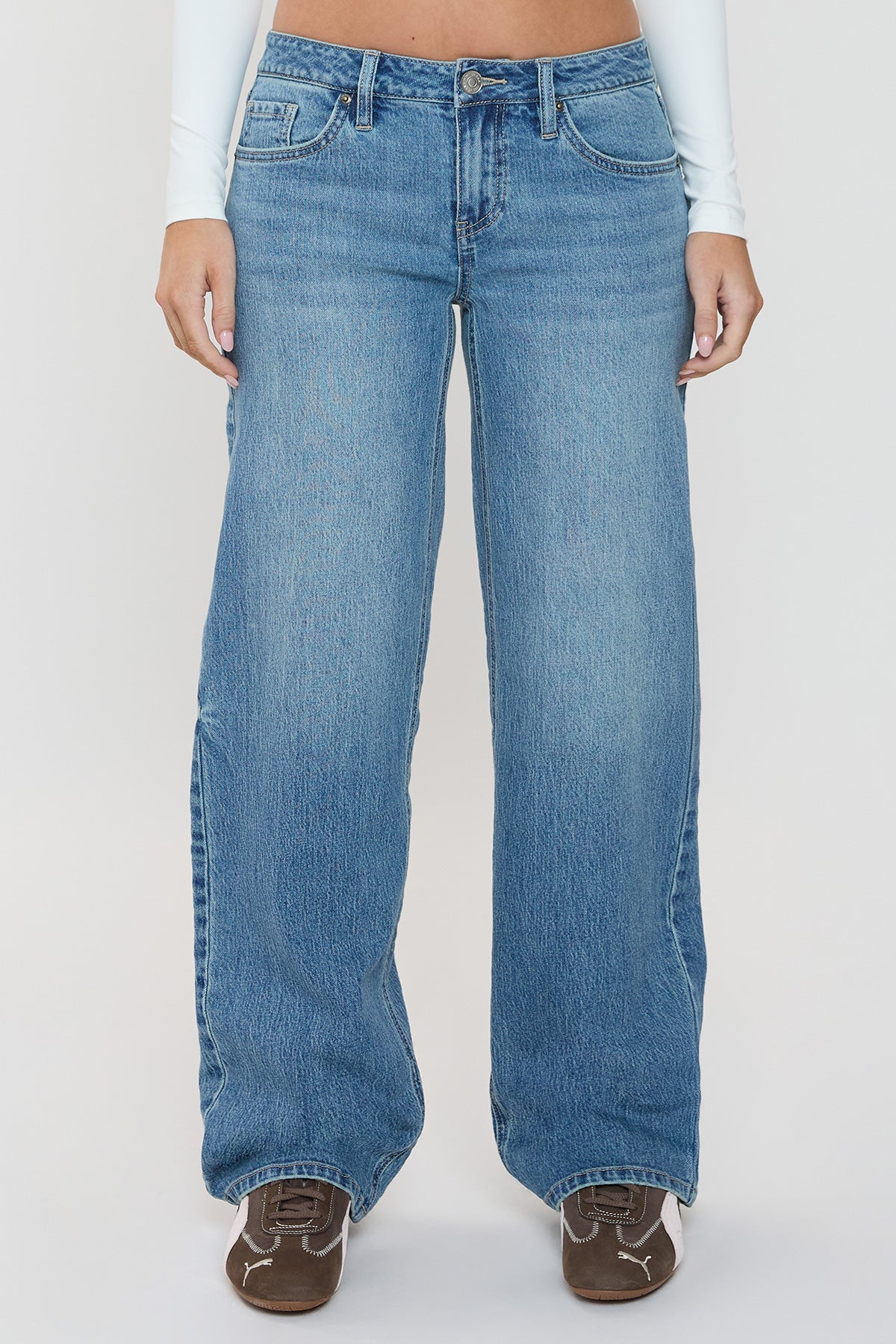 Women's Luxe Brittany Wide Leg Jeans