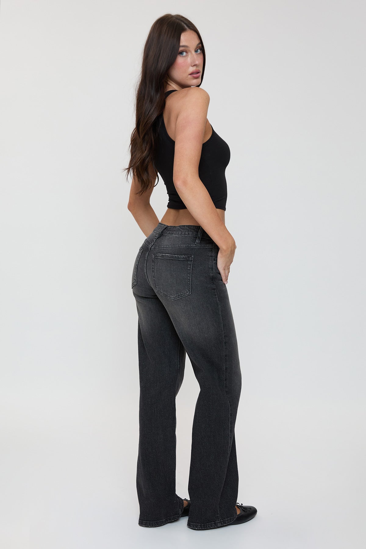Women's Luxe Brittany Wide Leg Jeans