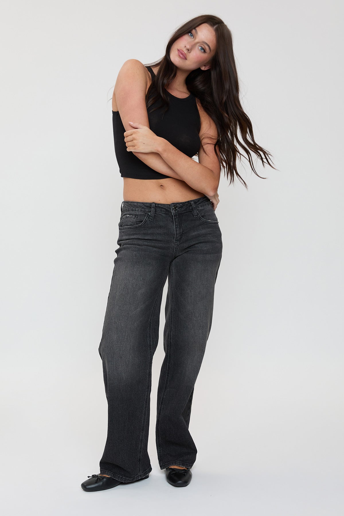 Women's Luxe Brittany Wide Leg Jeans