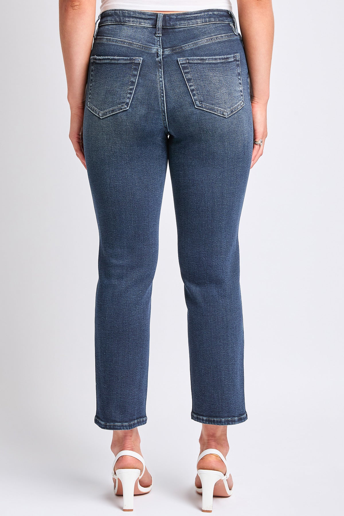 Women's Luxe High Rise Vintage Stretch Straight Leg Jeans