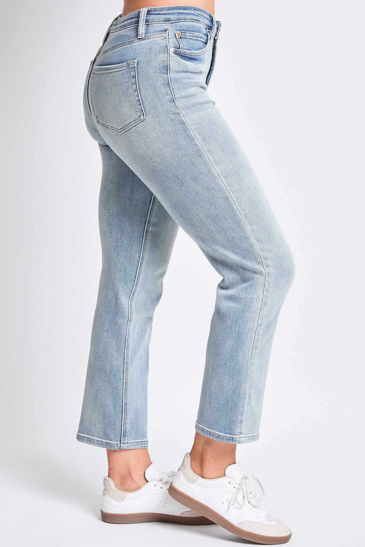 Women's Luxe High Rise Vintage Stretch Straight Leg Jeans