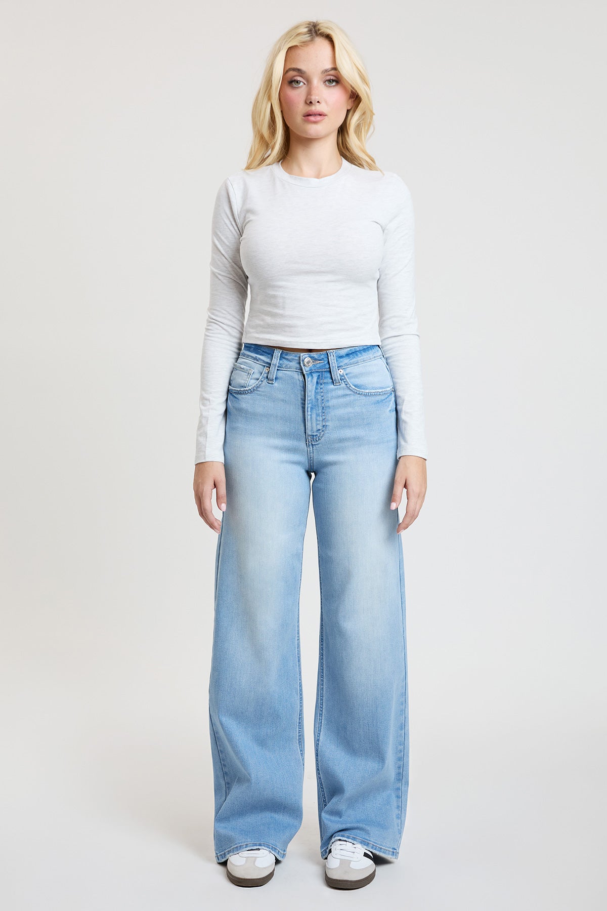 Women's Super Soft High Rise Wide Leg Jeans