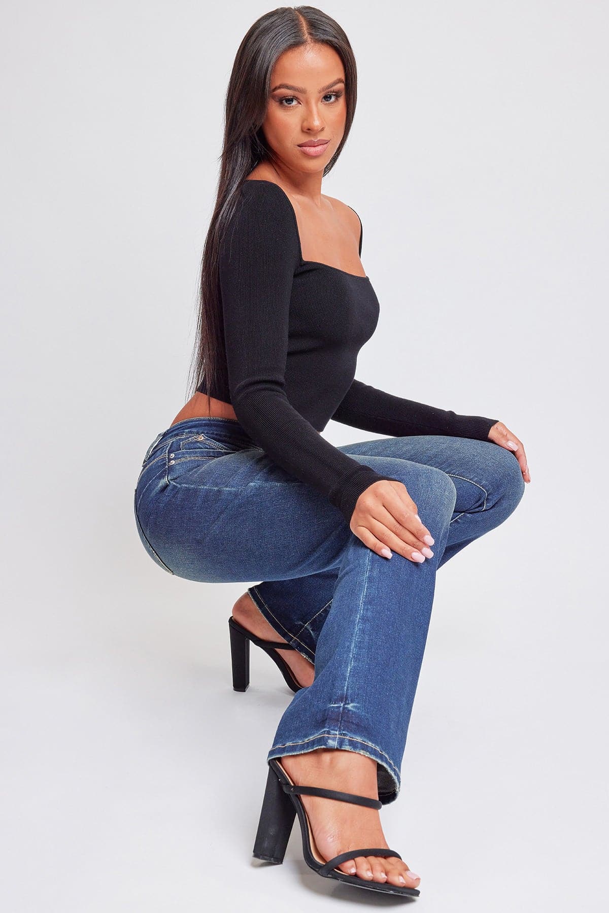 Women’s Sustainable WannaBettaButt Mid Rise Bootcut Jeans