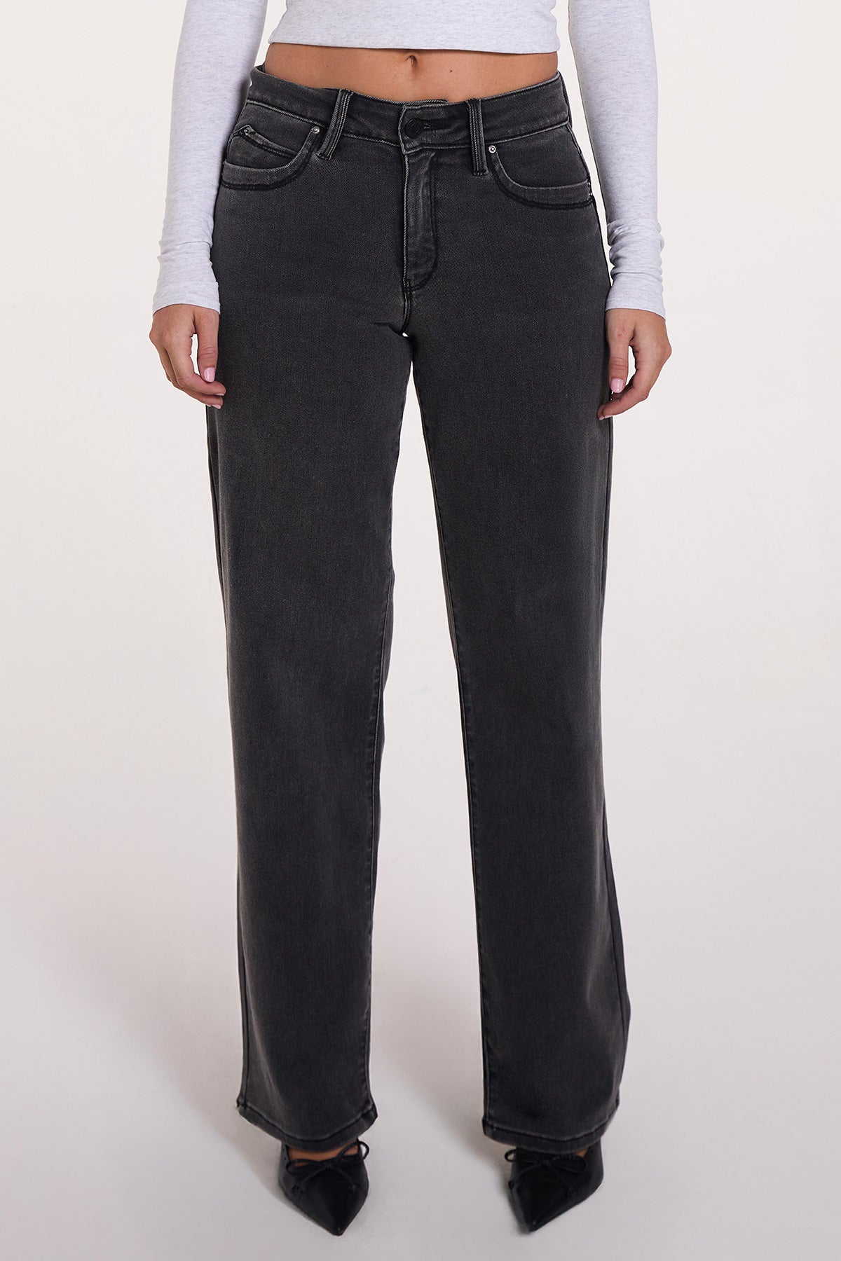 Women's Luxe High Rise WannaBettaButt Straight Leg Jeans