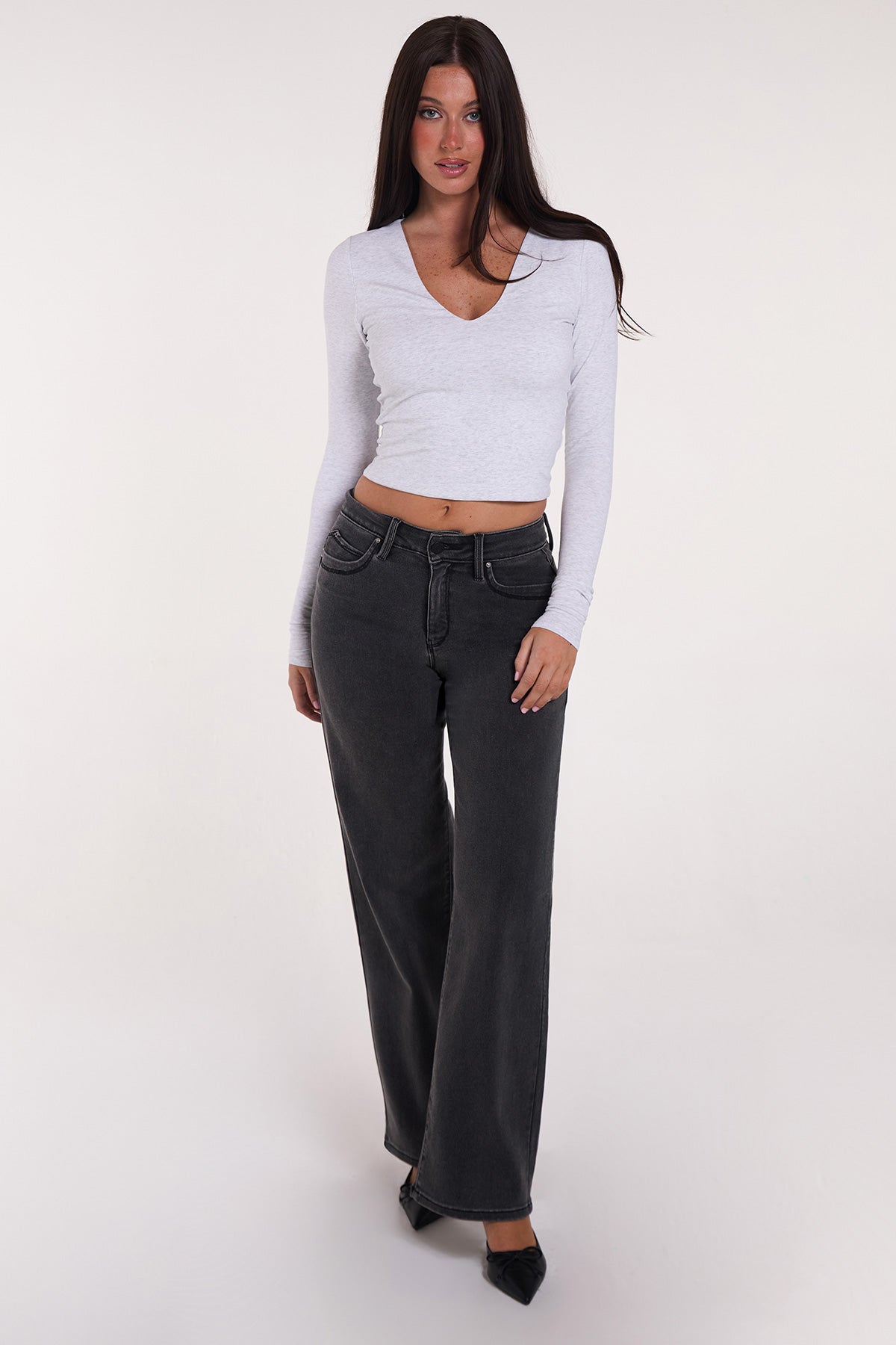 Women's Luxe High Rise WannaBettaButt Straight Leg Jeans