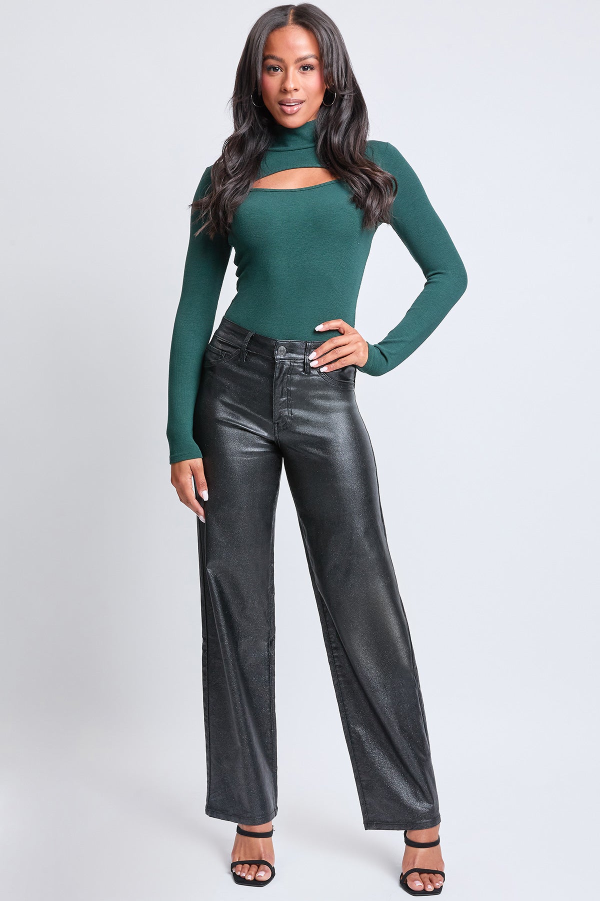 Women's Hyperstretch Straight Leg Metallic Pant