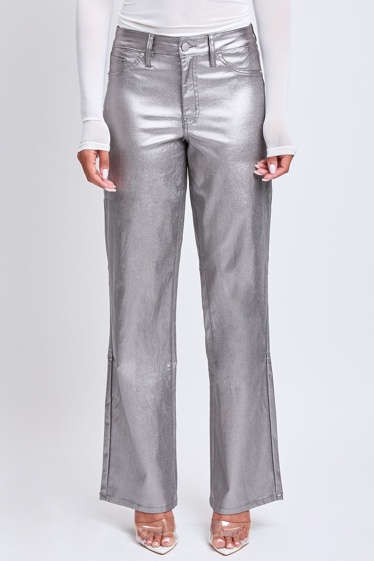 Women's Hyperstretch Straight Leg Metallic Pant