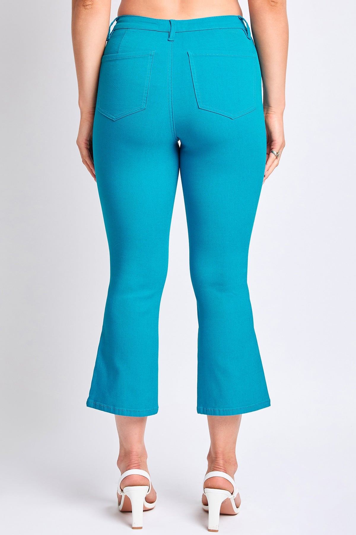 Women's Hyperstretch Cropped Kick Flare Leg Pants