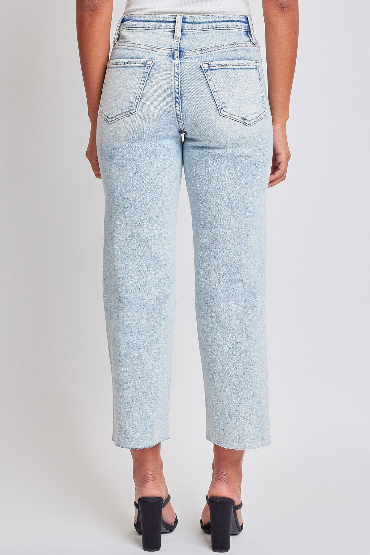 Women's Luxe Cropped Straight Leg Jeans
