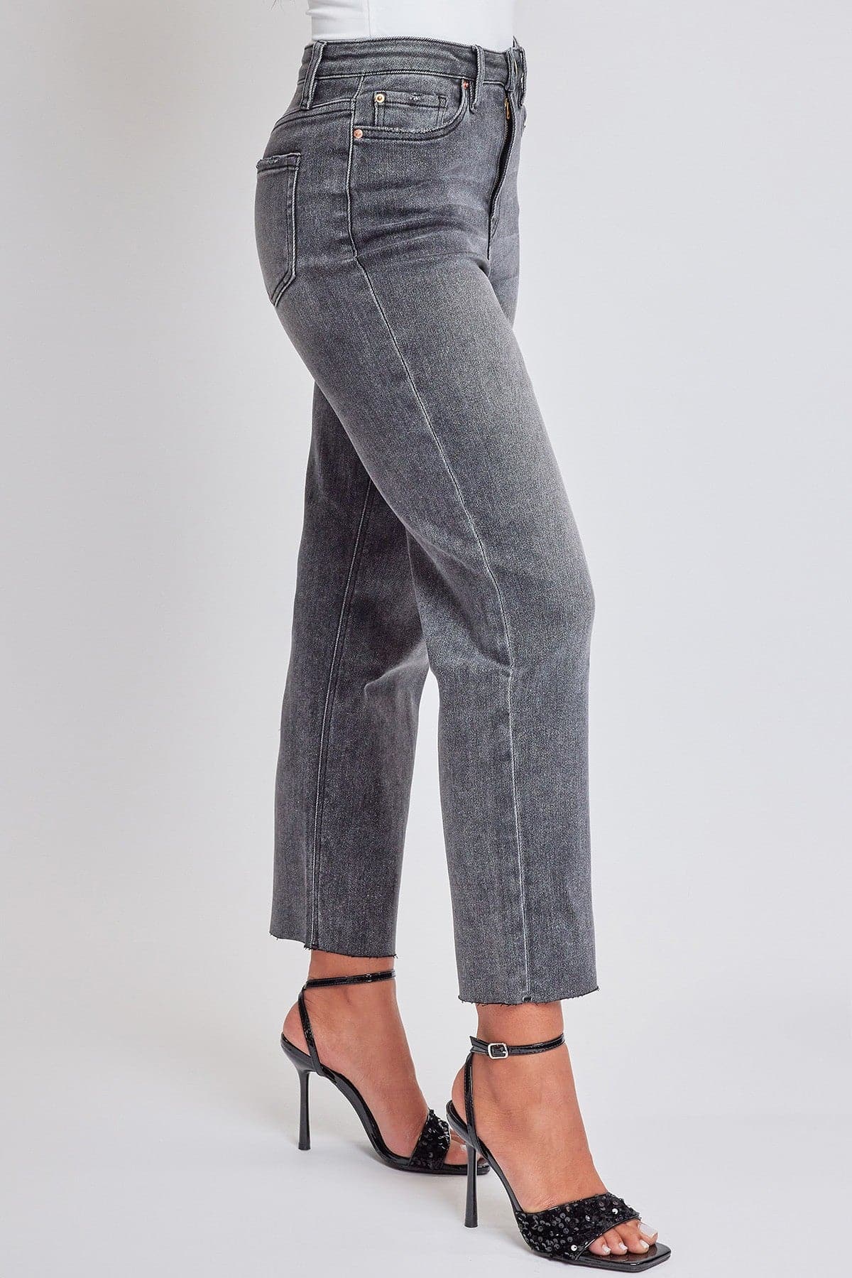 Women's Luxe Cropped Straight Leg Jeans