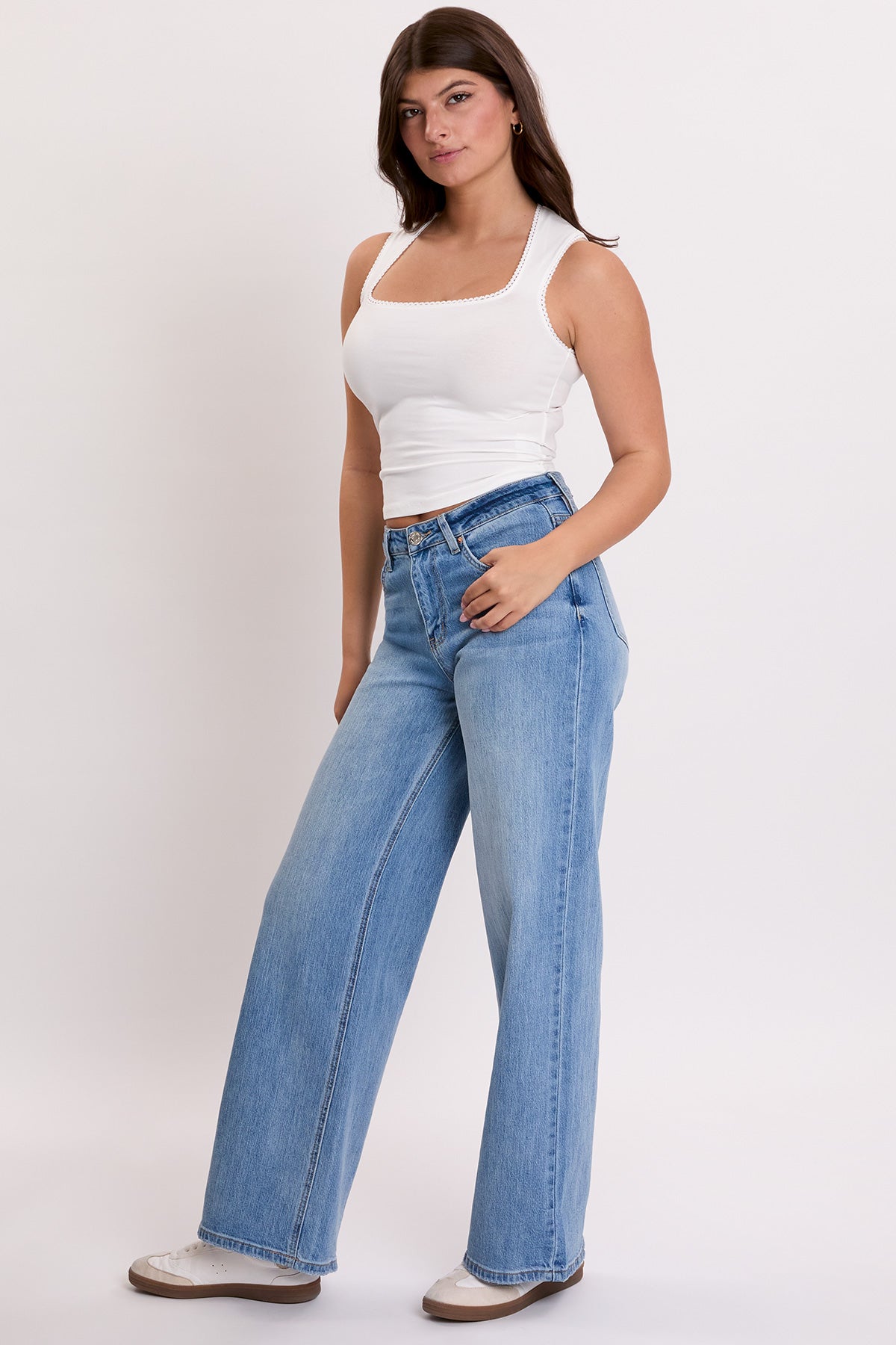 Women's Luxe Bella Wide Leg Jeans