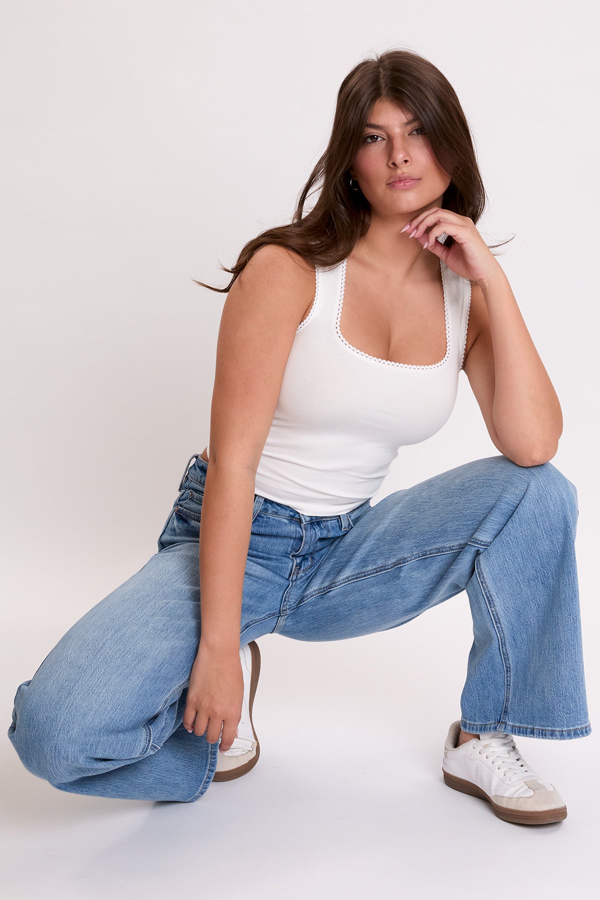Women's Luxe Bella Wide Leg Jeans