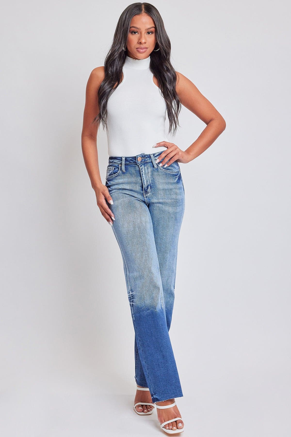 Women's Luxe Straight Leg Premium Stretch Jeans