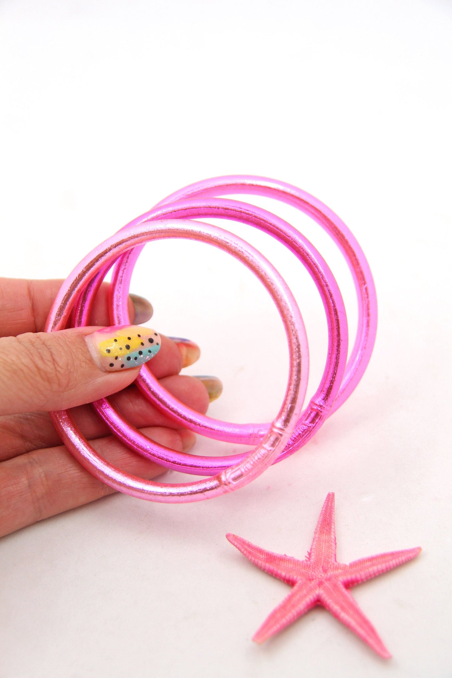 Arm Party Stacks: Rainbow Thai Buddhist Temple Bracelets, Mantra Bangle Sets, Kumlai