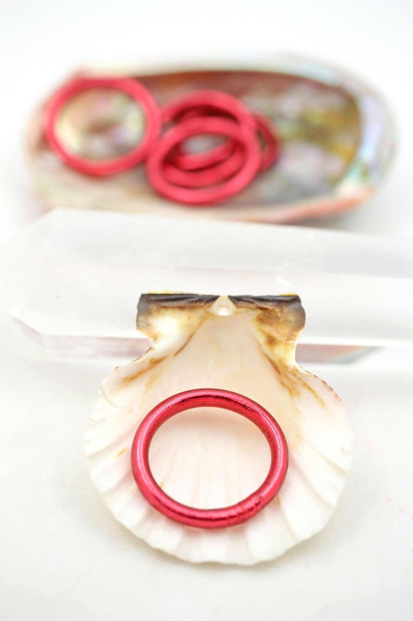 Thai Buddhist Temple Rings, Rush, Colorful Kumlai, Sizes Available