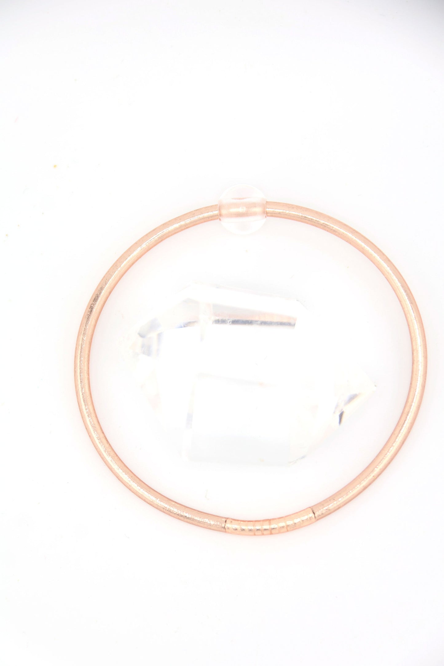 Crystal Energy Thin Thai Buddhist Temple Bangles, Gold, Rose Gold, Champagne Mantra Bracelets