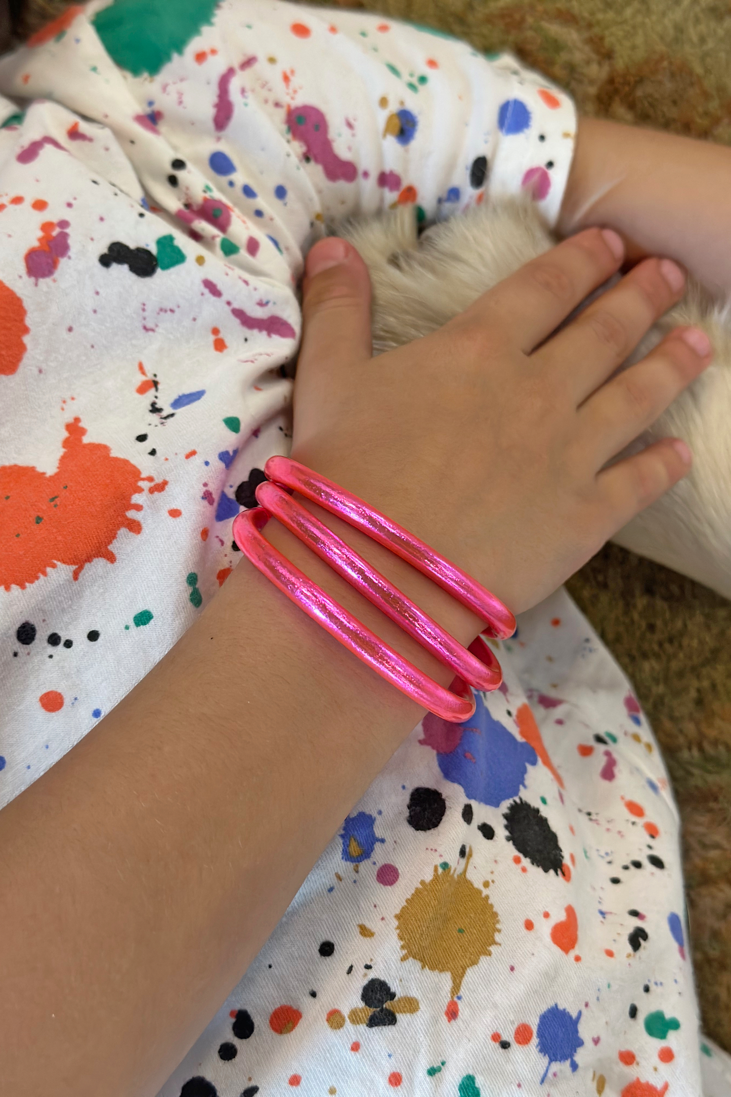 Kids Rainbow Thai Buddhist Temple Bracelets, Mantra Bangle, Kumlai, Sizes Available