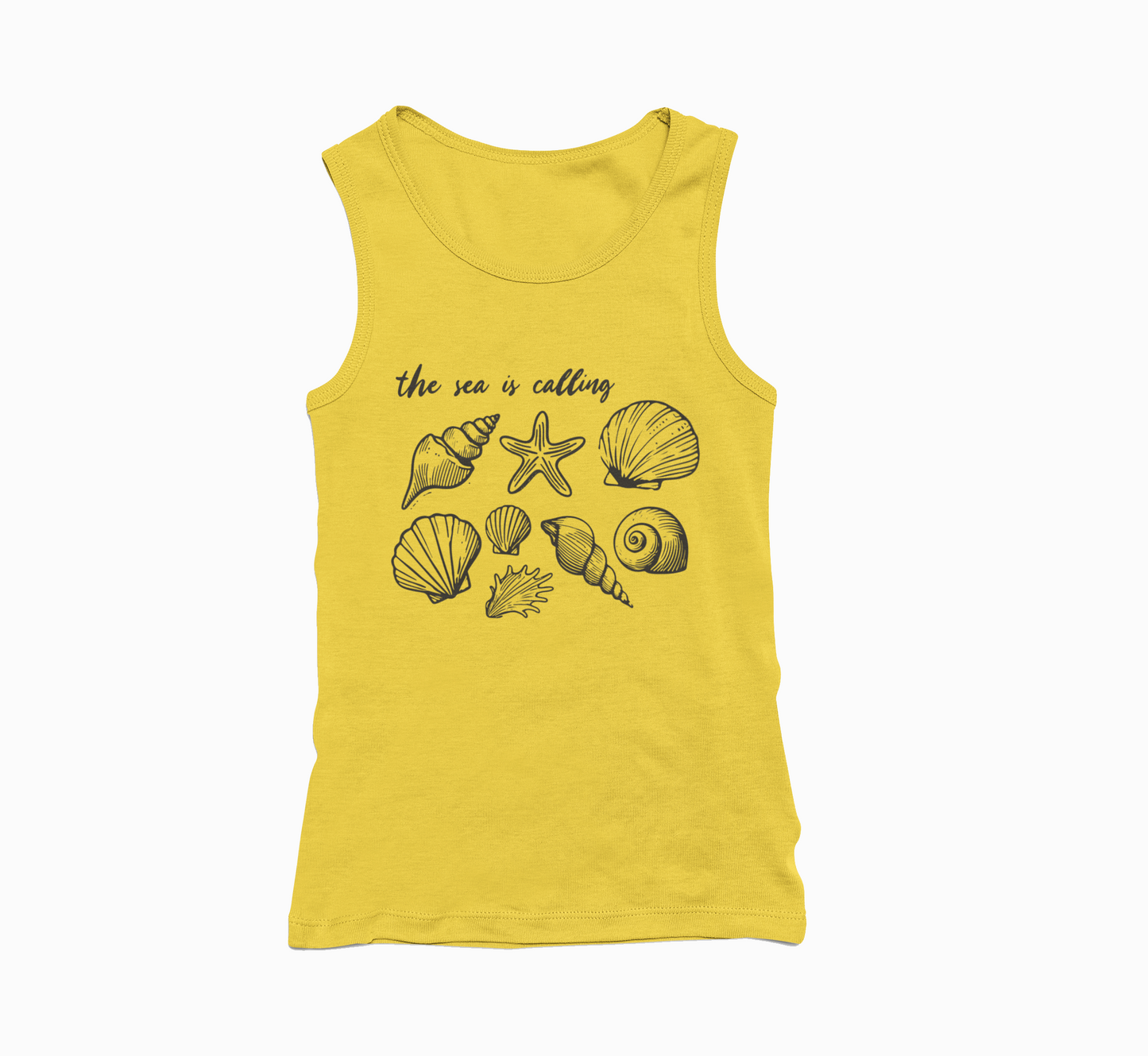 The Sea Is Calling Toddler Graphic Tank