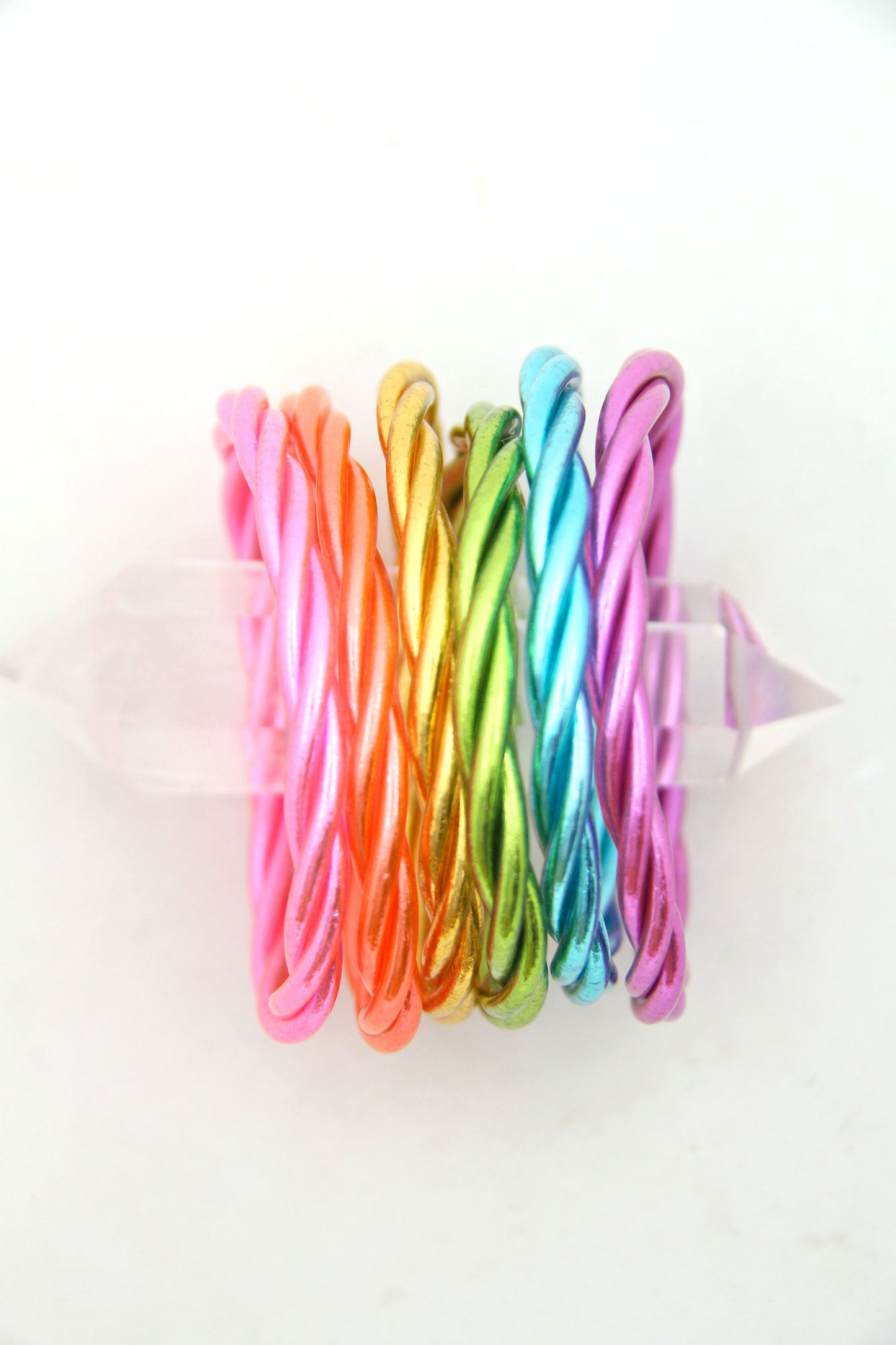 Twisted Thai Buddhist Temple Bracelets, Mantra Bangle, Kumlai, Colors & Sizes Available