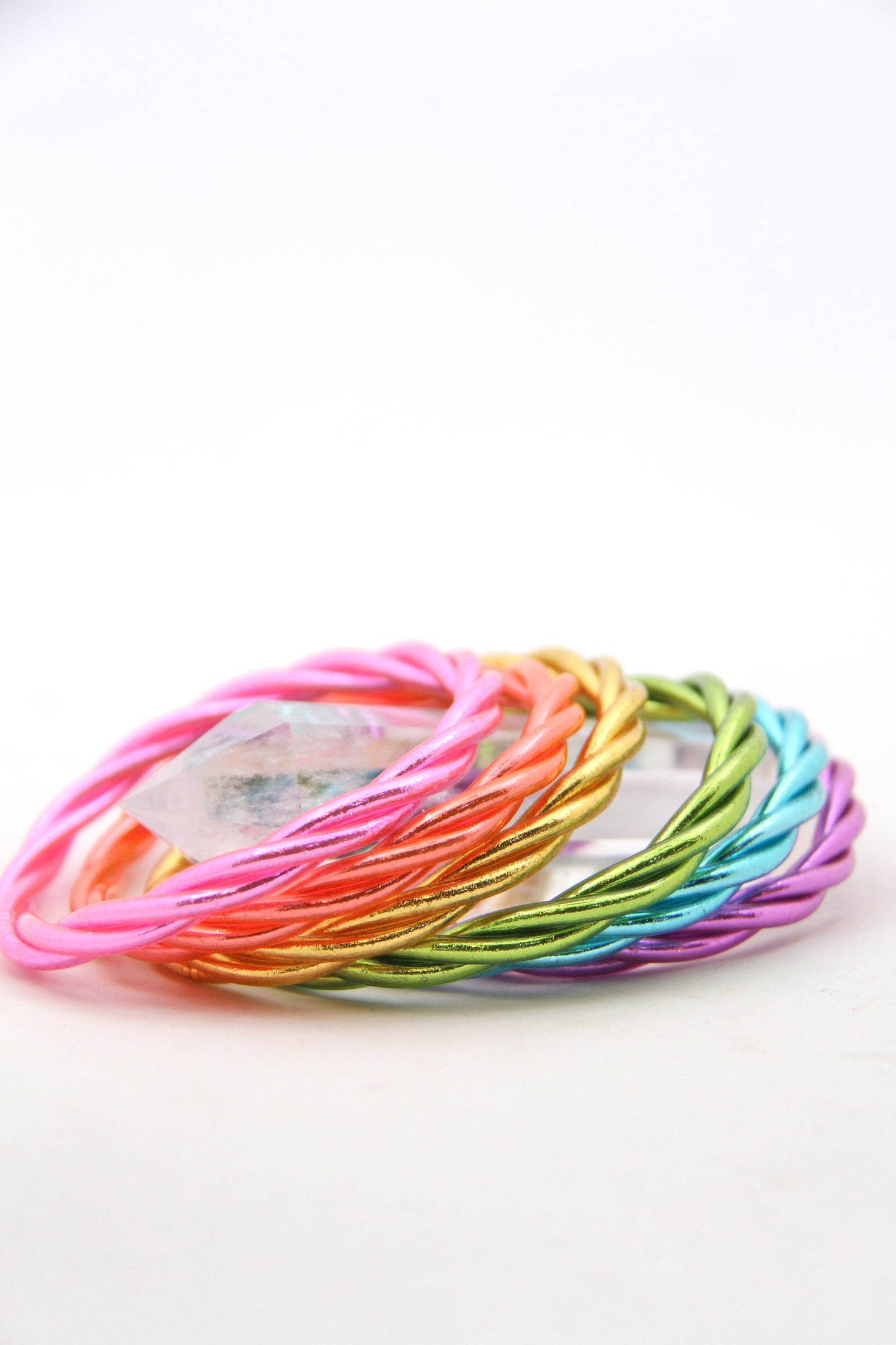Twisted Thai Buddhist Temple Bracelets, Mantra Bangle, Kumlai, Colors & Sizes Available
