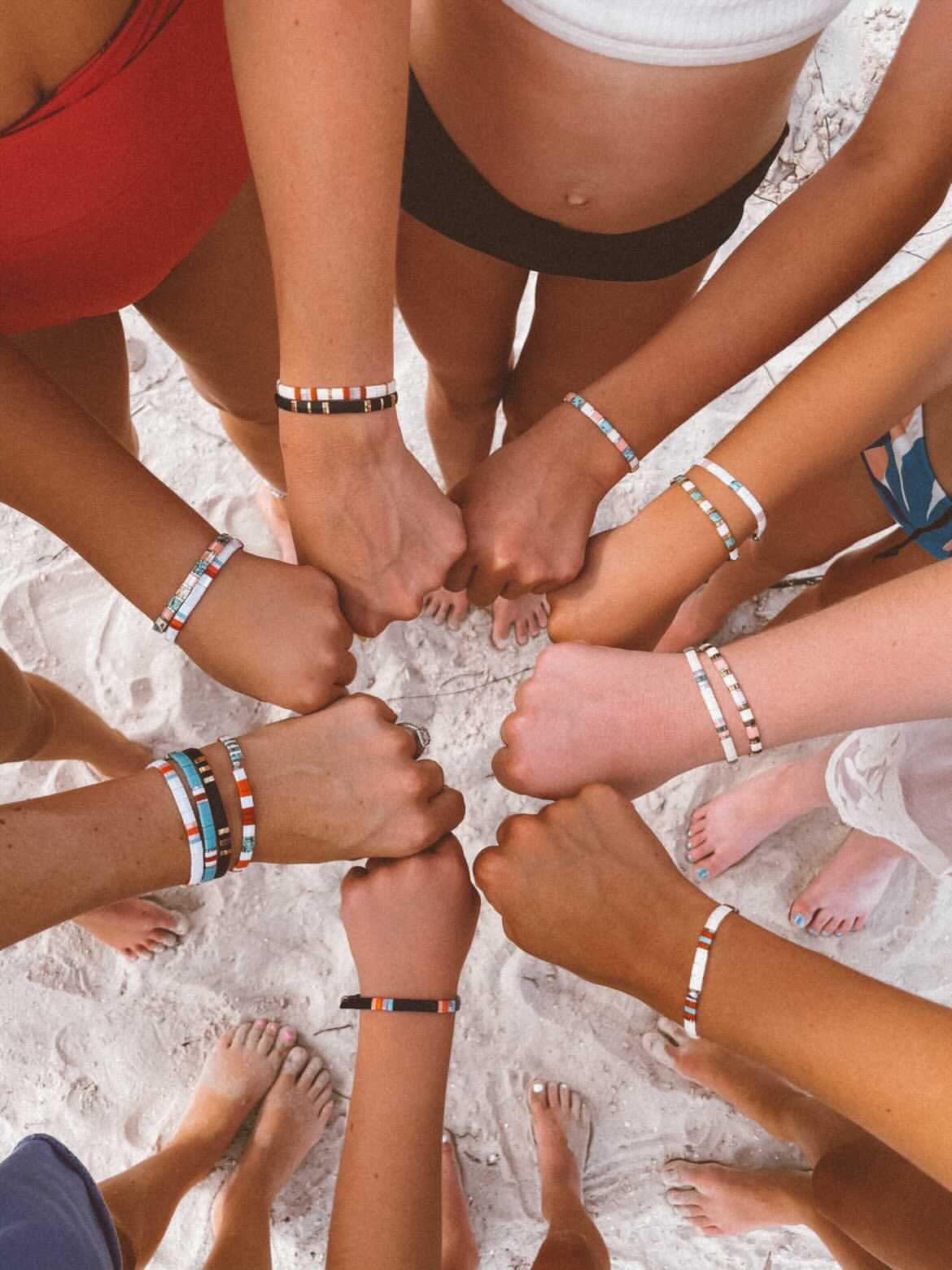 VACATION - Tila Bead Bracelets - Set of 3