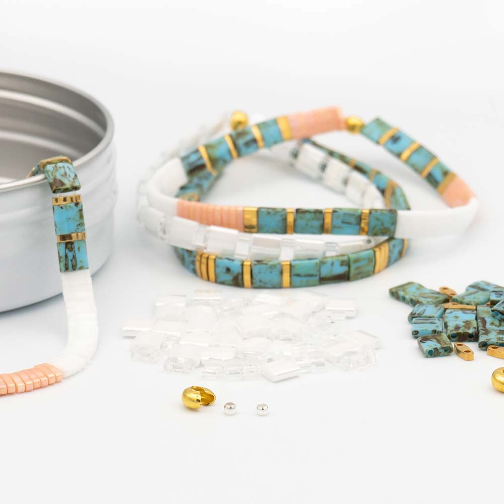 VACATION - Tila Bracelet Making Kit - 3 Bracelets