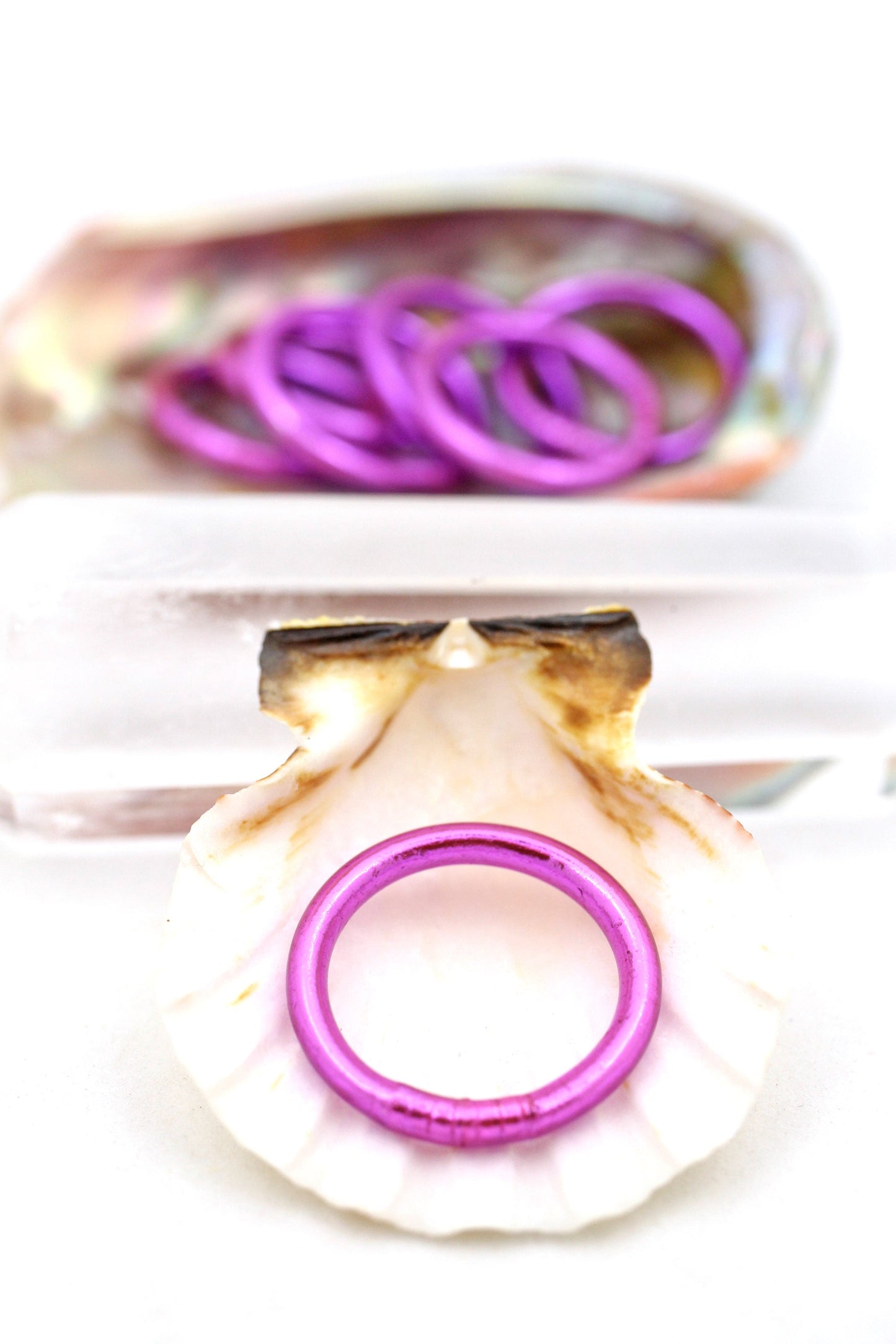 Thai Buddhist Temple Rings, Rush, Colorful Kumlai, Sizes Available