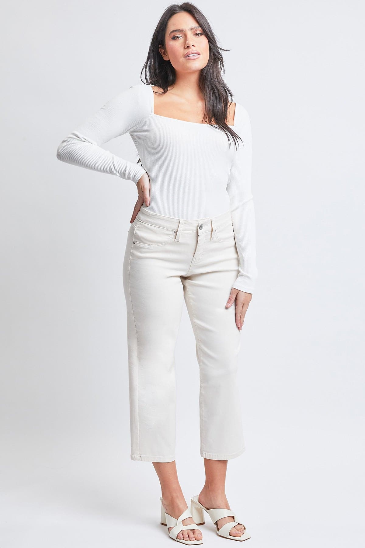 Women's Hyperstretch Cropped Wide Leg Pants