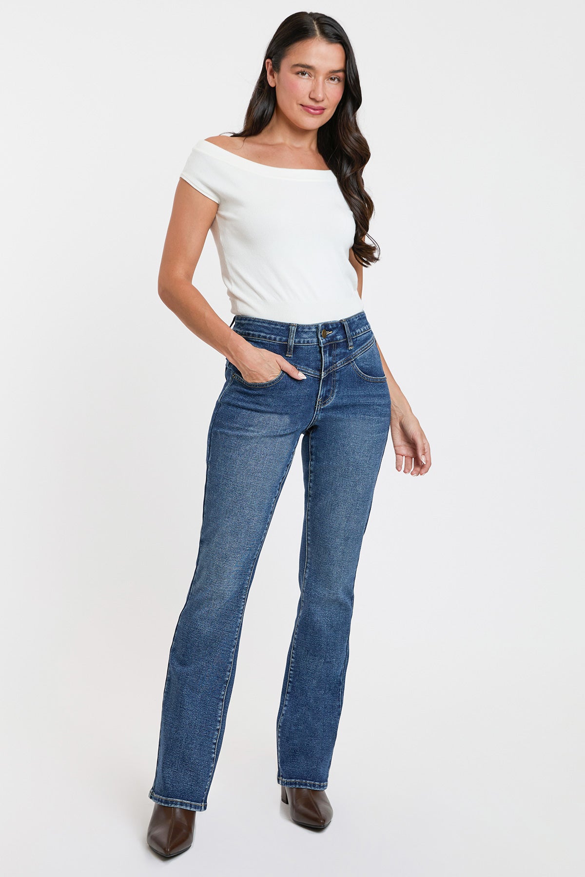 Women's Contour V-Front Bootcut Jeans