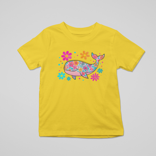 Groovy Whale Toddler/Youth Graphic Tee