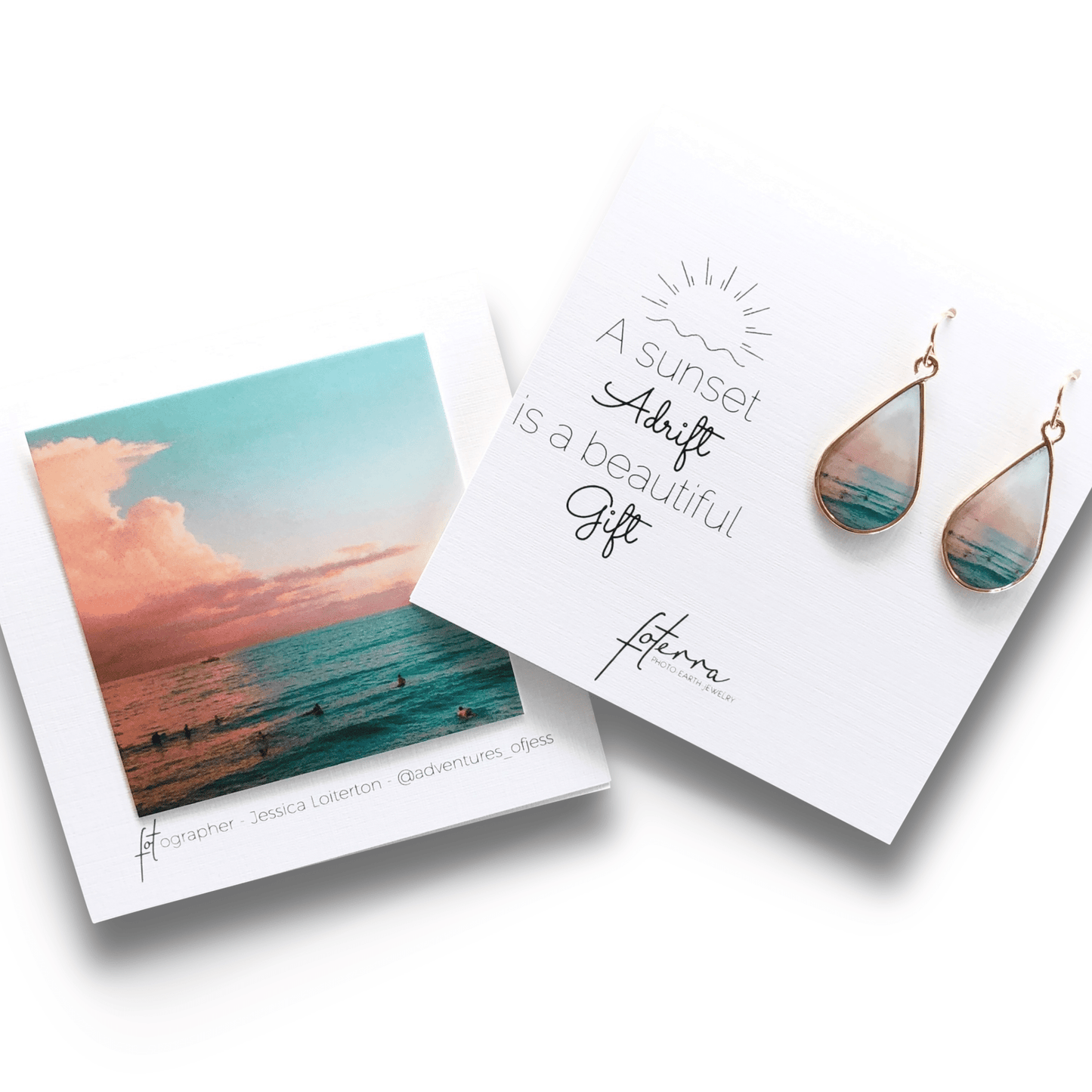 Sunset Gift - Short Earrings