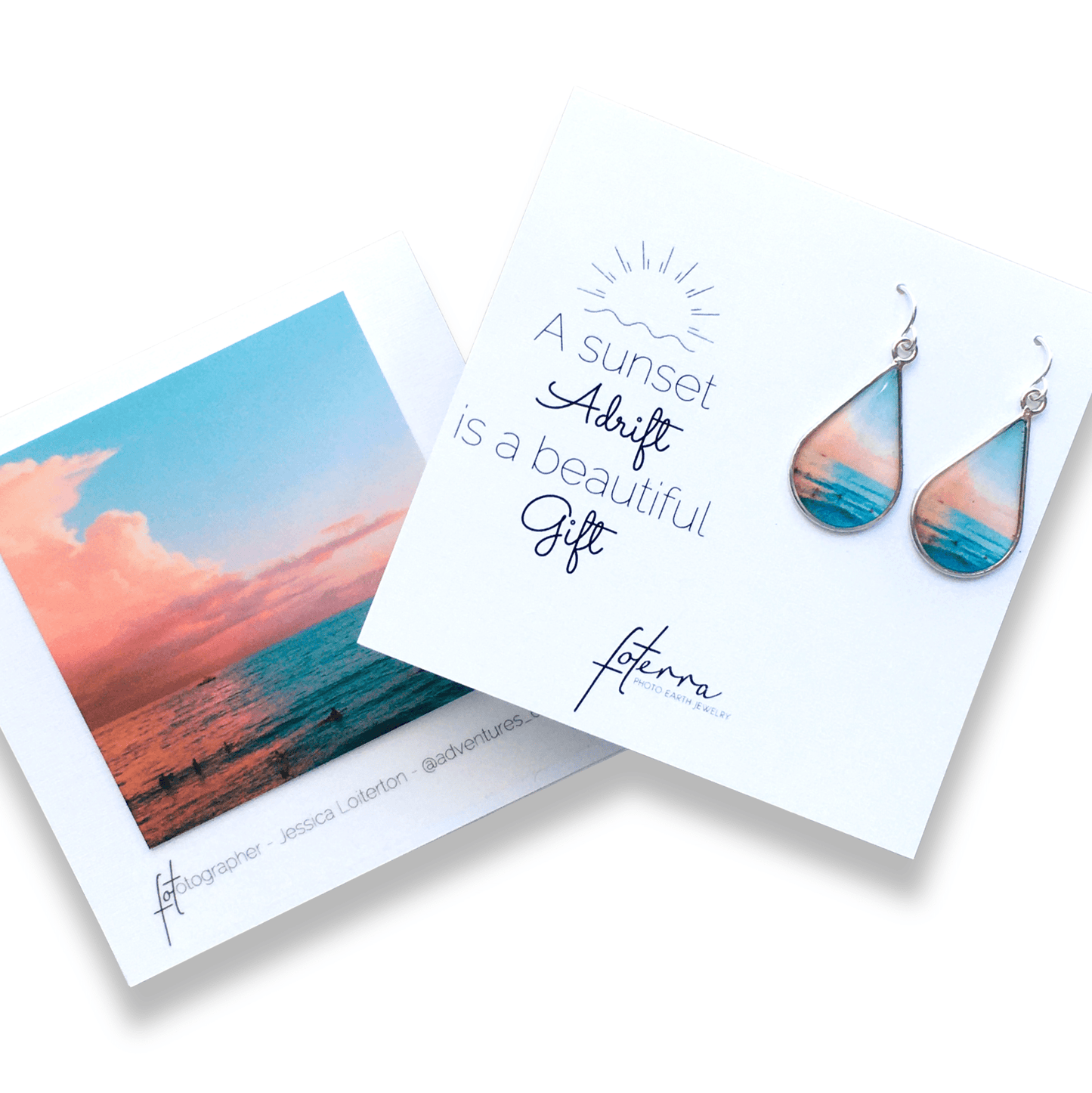 Sunset Gift - Short Earrings