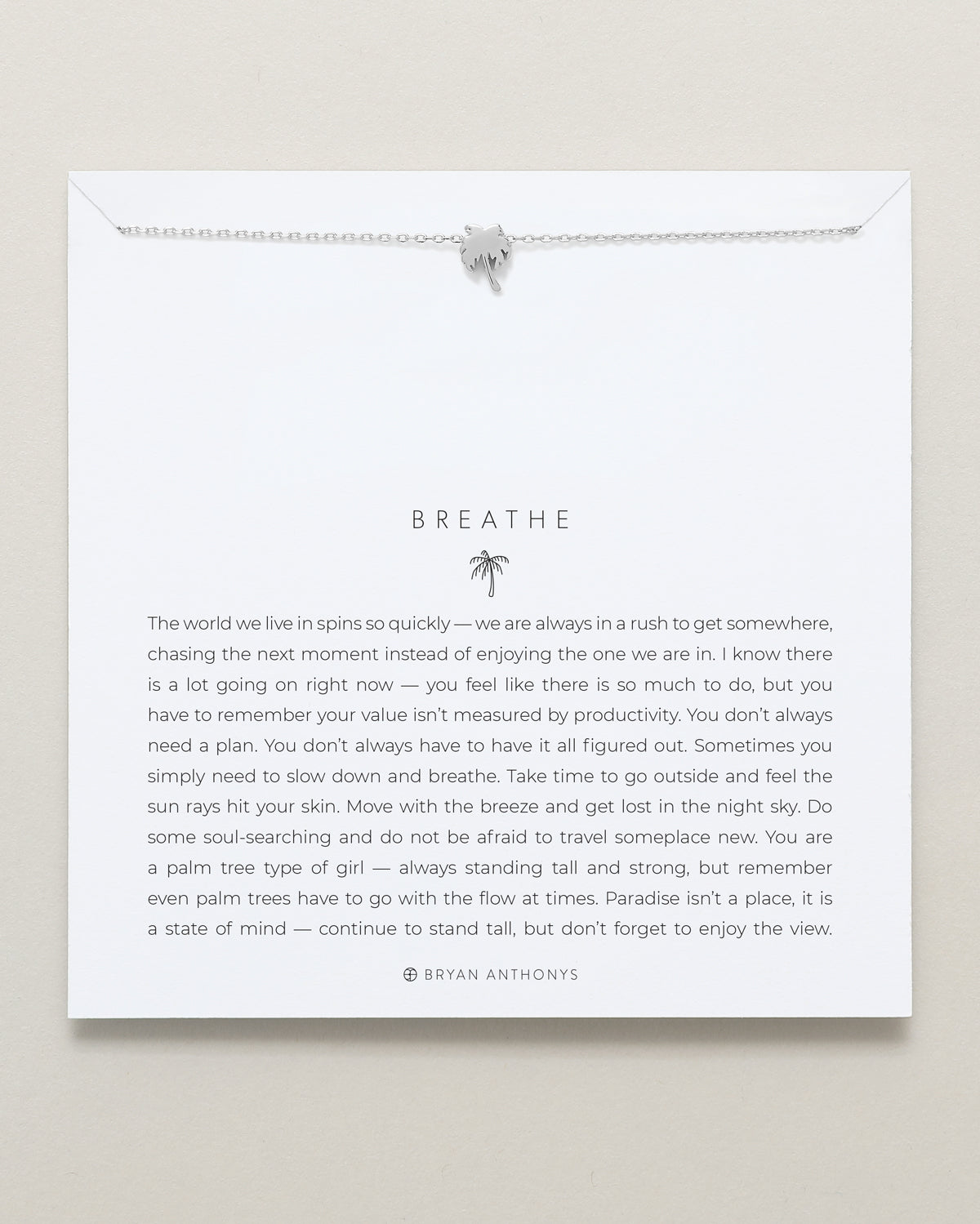 Breathe Icon Necklace