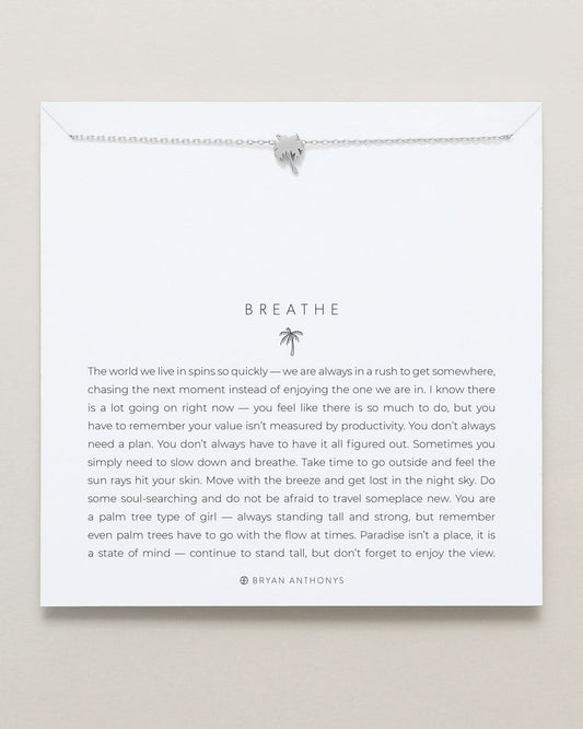 Breathe Icon Necklace