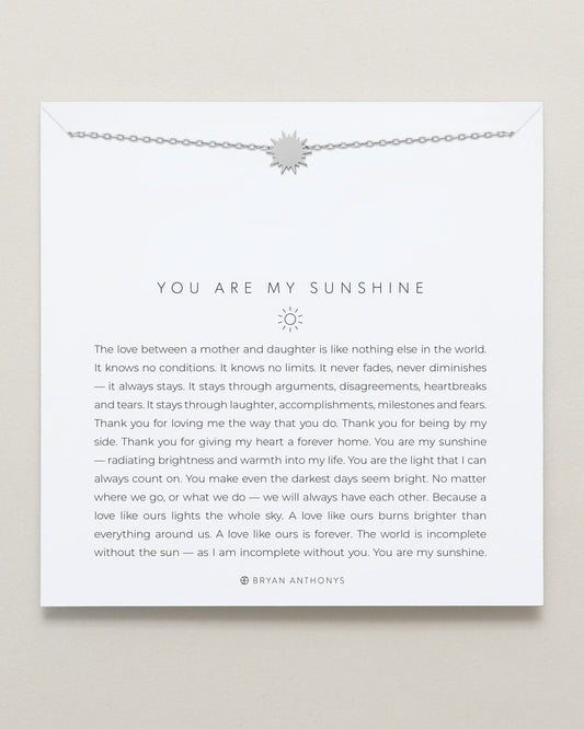 You Are My Sunshine Icon Necklace